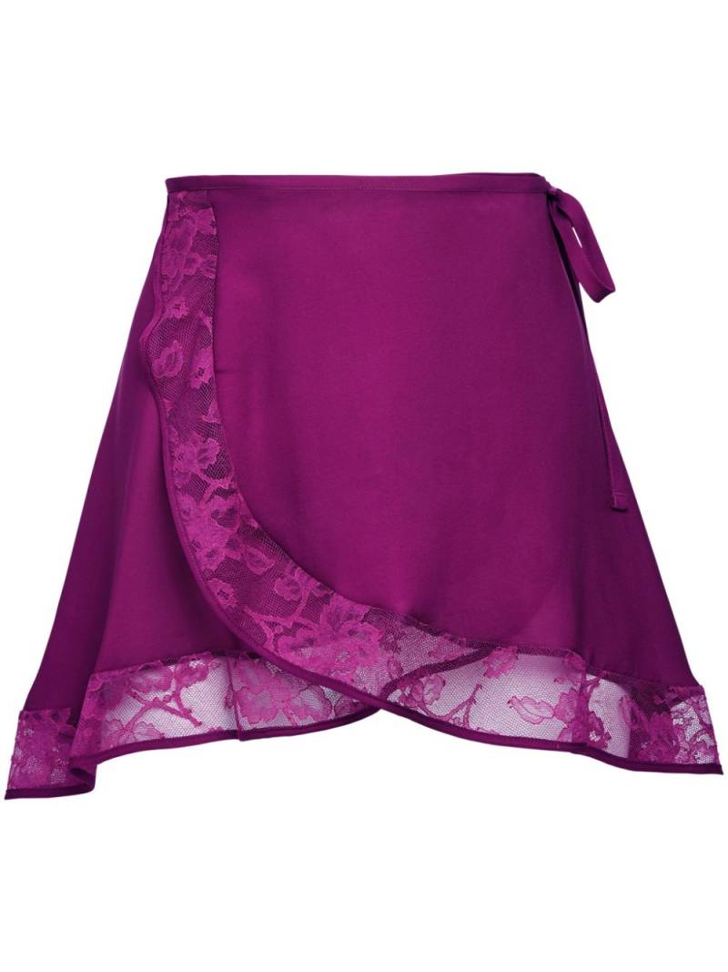 Fleur Du Mal Ballet wrap skirt - Pink von Fleur Du Mal