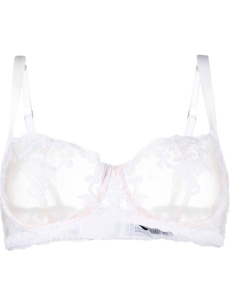 Fleur Of England Aria balcony bra - White von Fleur Of England