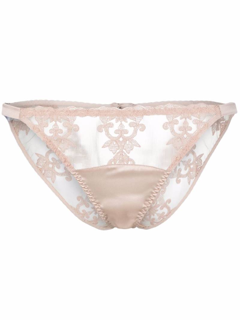 Fleur Of England Dajlia ouvert briefs - Neutrals von Fleur Of England