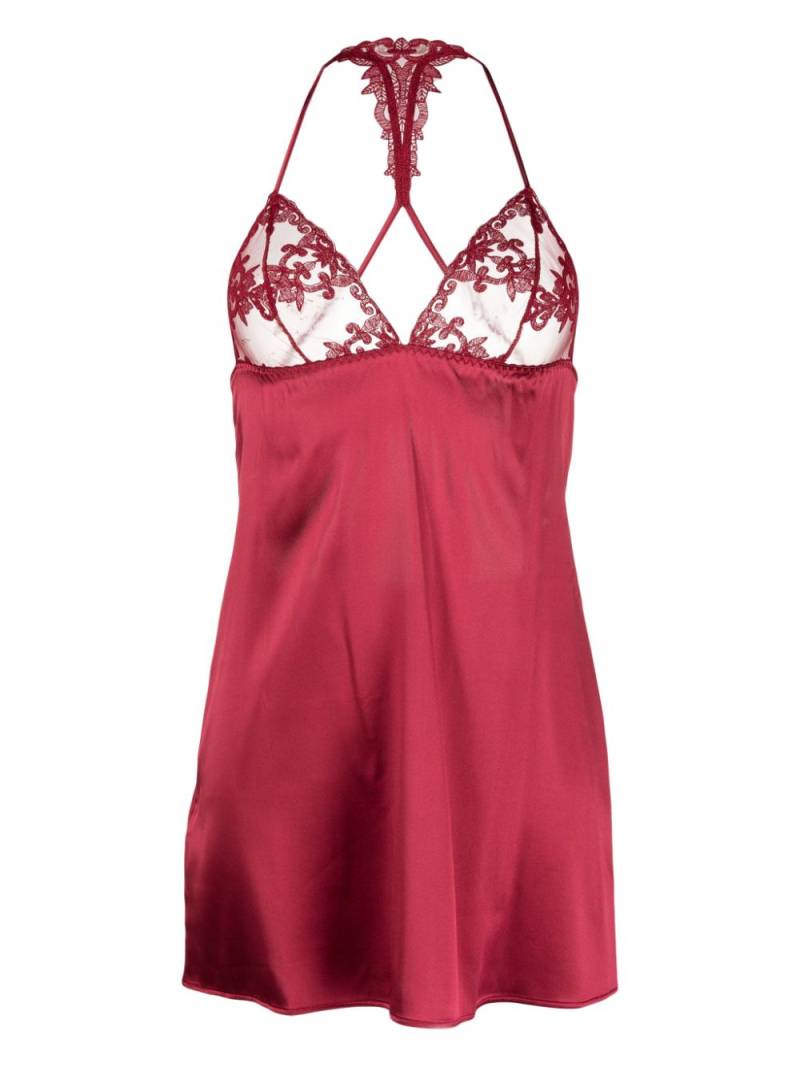 Fleur Of England Gisele silk babydoll - Red von Fleur Of England