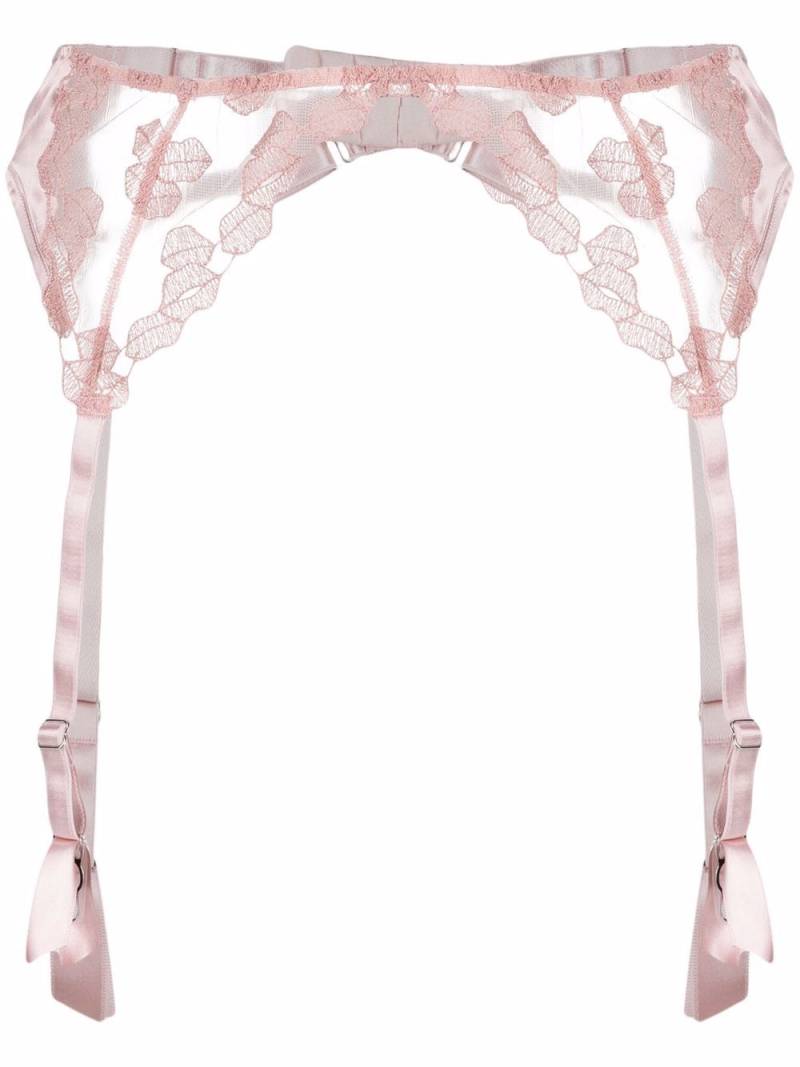 Fleur Of England Valentina suspender belt - Pink von Fleur Of England