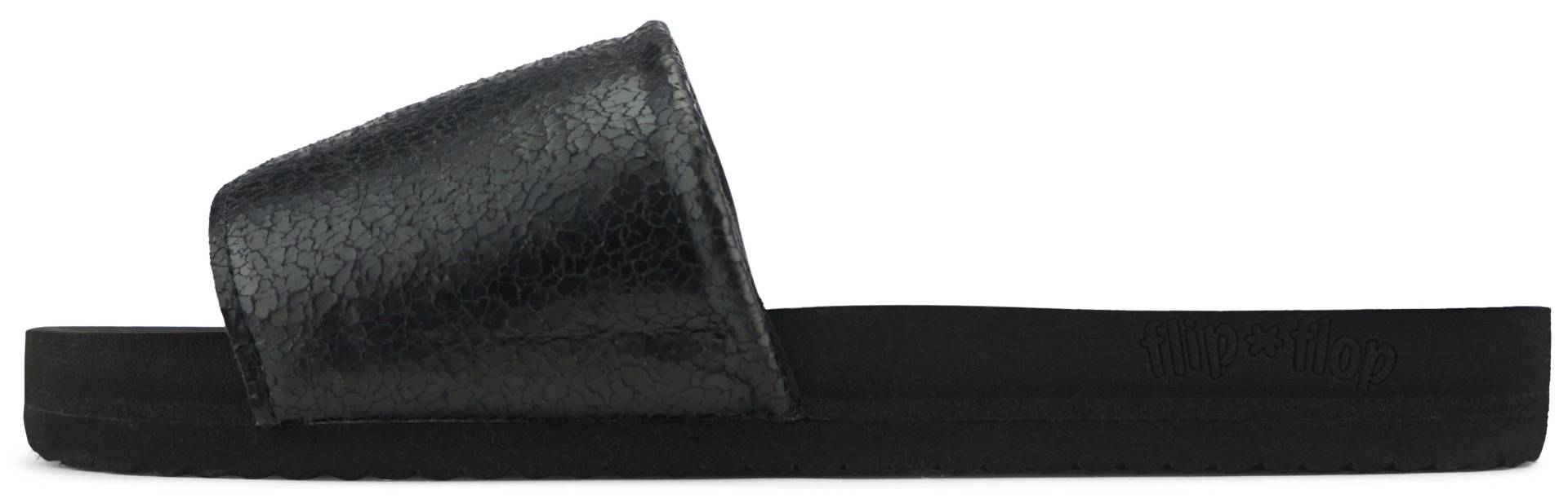 Flip Flop Pantolette »pool metallic cracked«, Sommerschuh, Schlappen, Poolsildes mit Metallic Crush Effekt Flip Flop Pantolette »pool metallic cracked«, Sommerschuh, Schlappen, Poolsildes mit Metallic Crush Effekt von Flip Flop