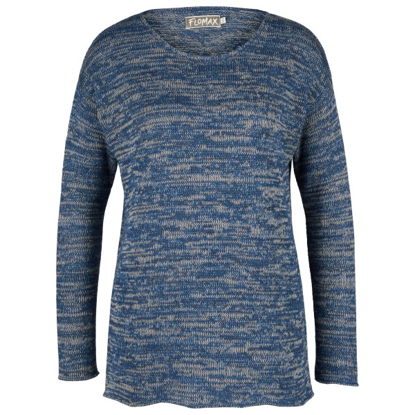 Flomax - Women's Oversize Pullover Lilly - Pullover Gr 36/38;40/42;44/46 braun;türkis von Flomax