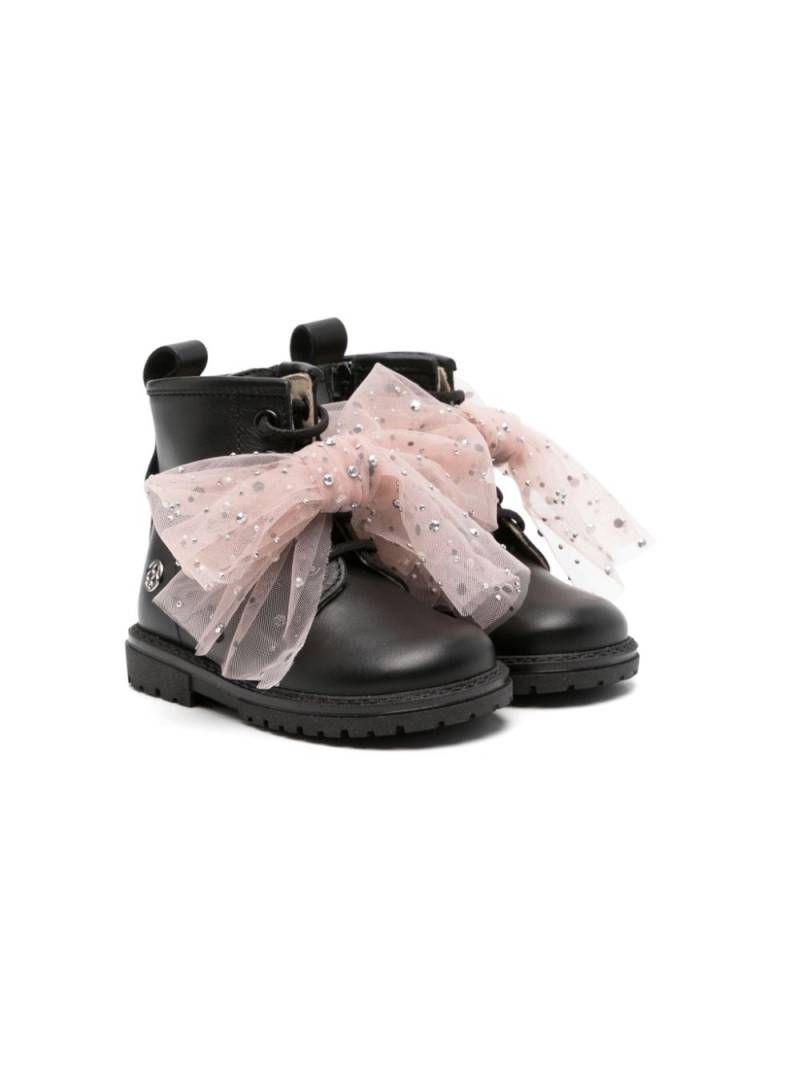 Florens bow-detailed boots - Black von Florens