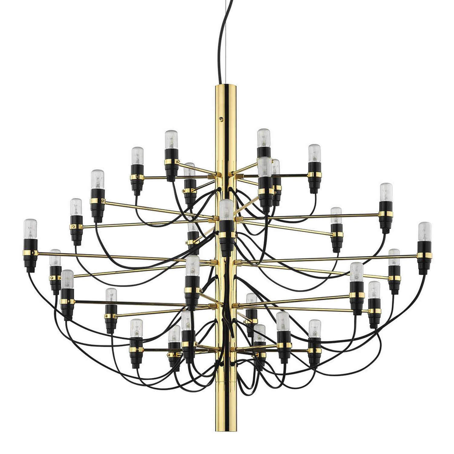 2097 LED 30/50 Kronleuchter, Farbe messing, Grösse h. 88; d. 100 cm 2097 LED 30/50 Kronleuchter, Farbe messing, Grösse h. 88; d. 100 cm von Flos