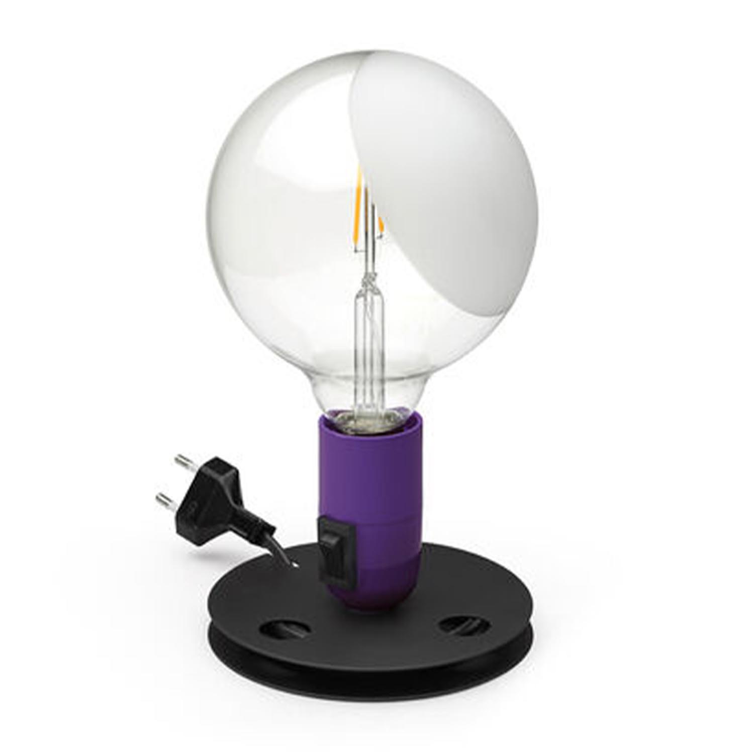 Lampadina LED Tischleuchte, Farbe violett von Flos