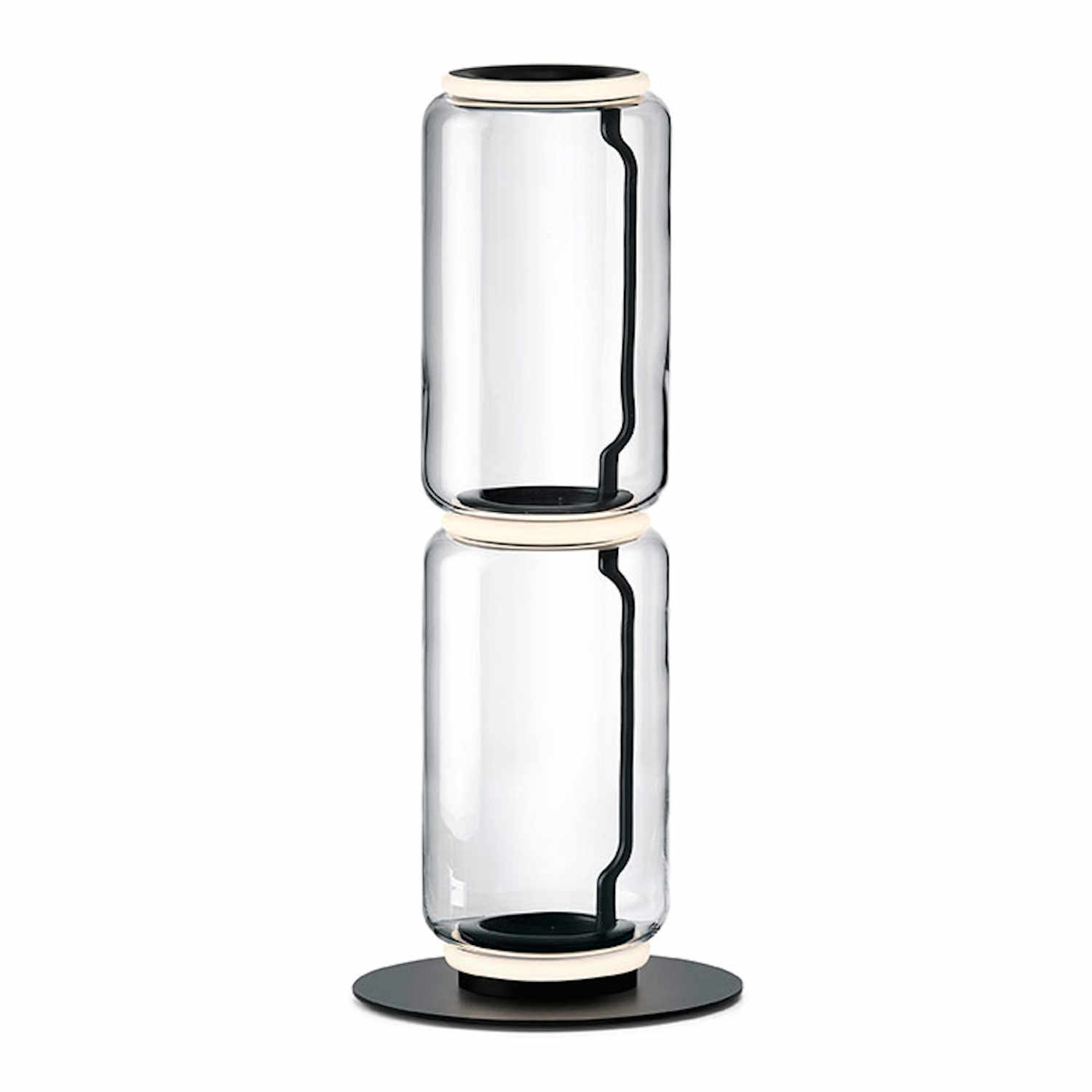 Noctambule High Floor LED Boden-/Stehleuchte , Anzahl Zylinder 2 Noctambule High Floor LED Boden-/Stehleuchte , Anzahl Zylinder 2 von Flos