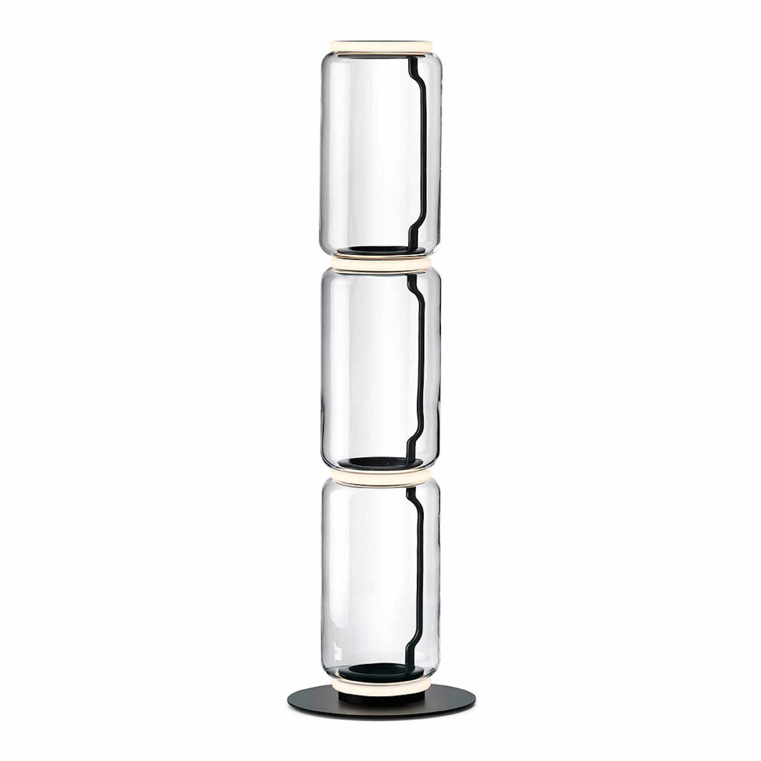 Noctambule High Floor LED Boden-/Stehleuchte , Anzahl Zylinder 3 Noctambule High Floor LED Boden-/Stehleuchte , Anzahl Zylinder 3 von Flos