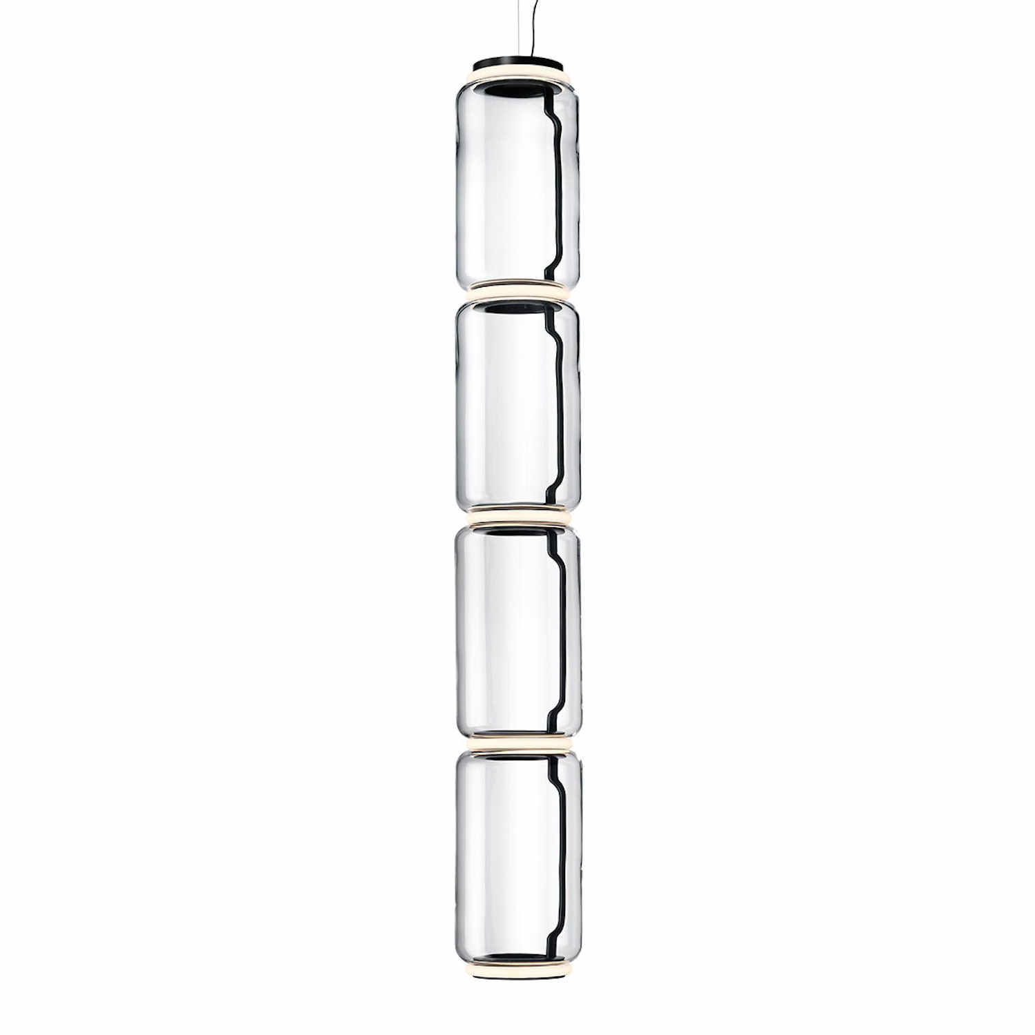 Noctambule Low Suspension LED Hängeleuchte, Anzahl Zylinder 4 Noctambule Low Suspension LED Hängeleuchte, Anzahl Zylinder 4 von Flos