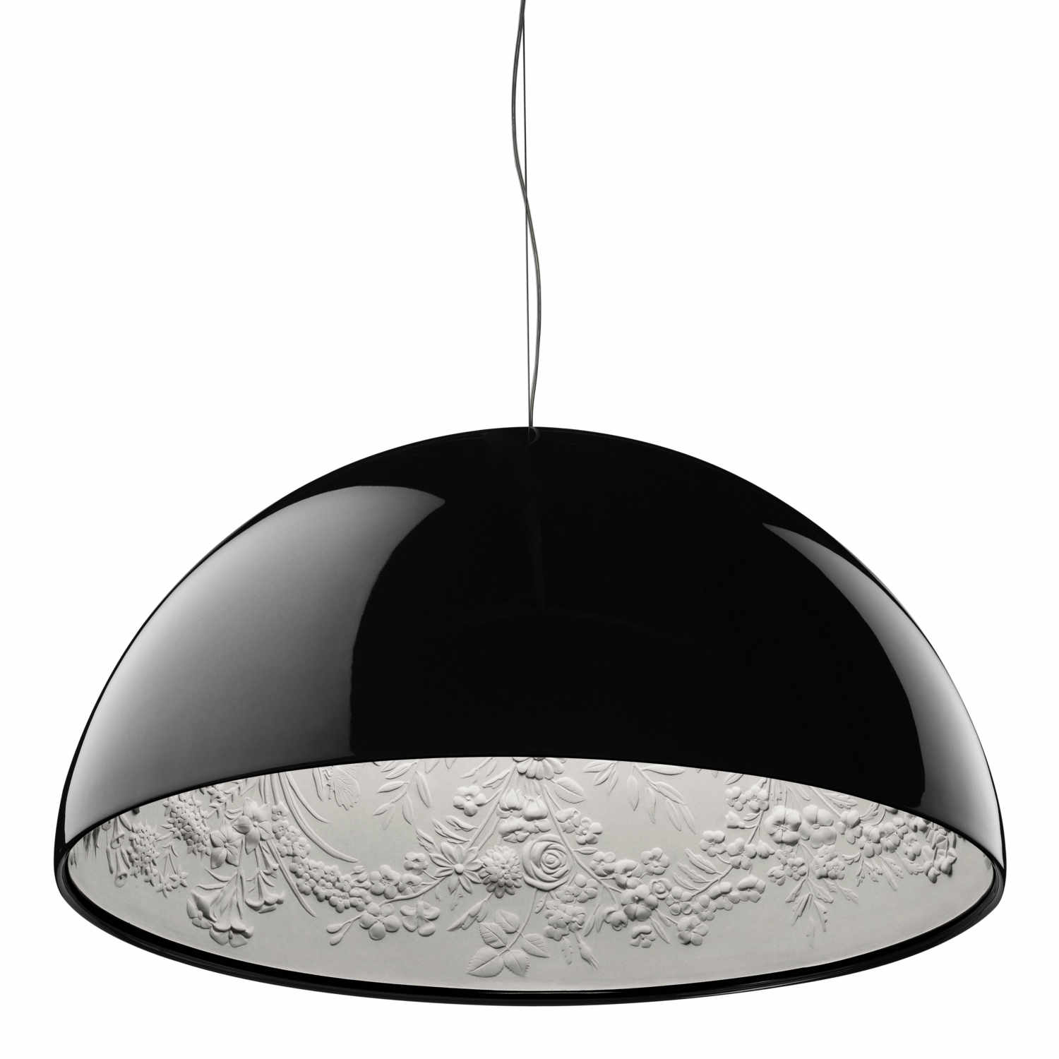 Skygarden 1/2 Hängeleuchte, Farbe schwarz, Grösse d. 90 cm von Flos