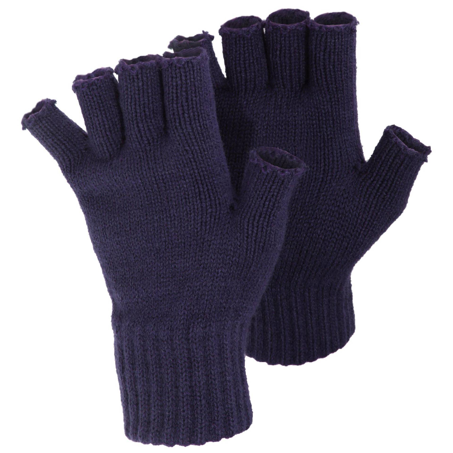 Floso - Handschuhe, fingerlos, für Damen, Marine, One Size von Floso