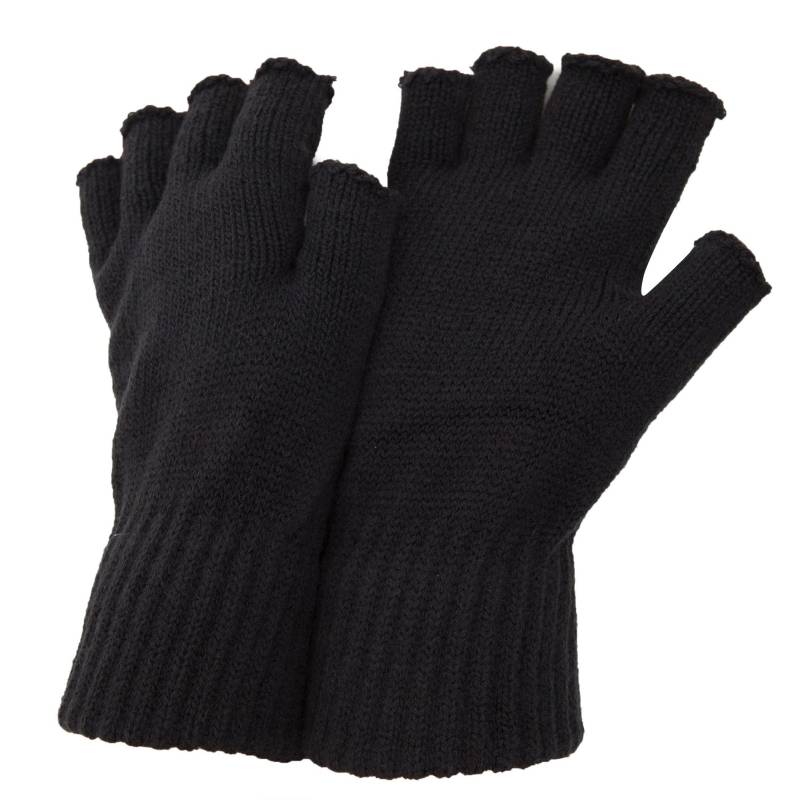 Floso - Winter HalbfingerHandschuhe, für Herren, Grau, One Size von Floso