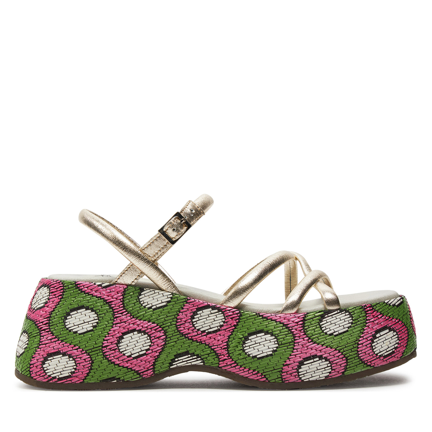 Sandalen Fly London Blaffly P145095000 Goldfarben Sandalen Fly London Blaffly P145095000 Goldfarben von Fly London