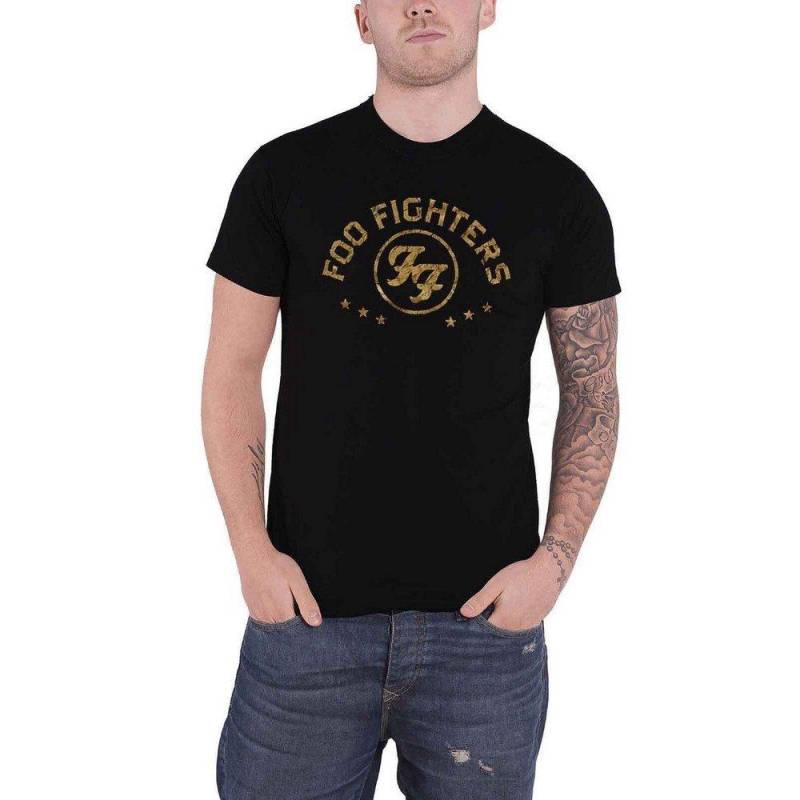 Foo Fighters - Arched Stars TShirt, für Damen, Schwarz, Größe S von Foo Fighters