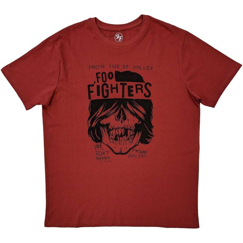 Foo Fighters - SF Valley TShirt, für Damen, Rot Bunt, Größe L von Foo Fighters