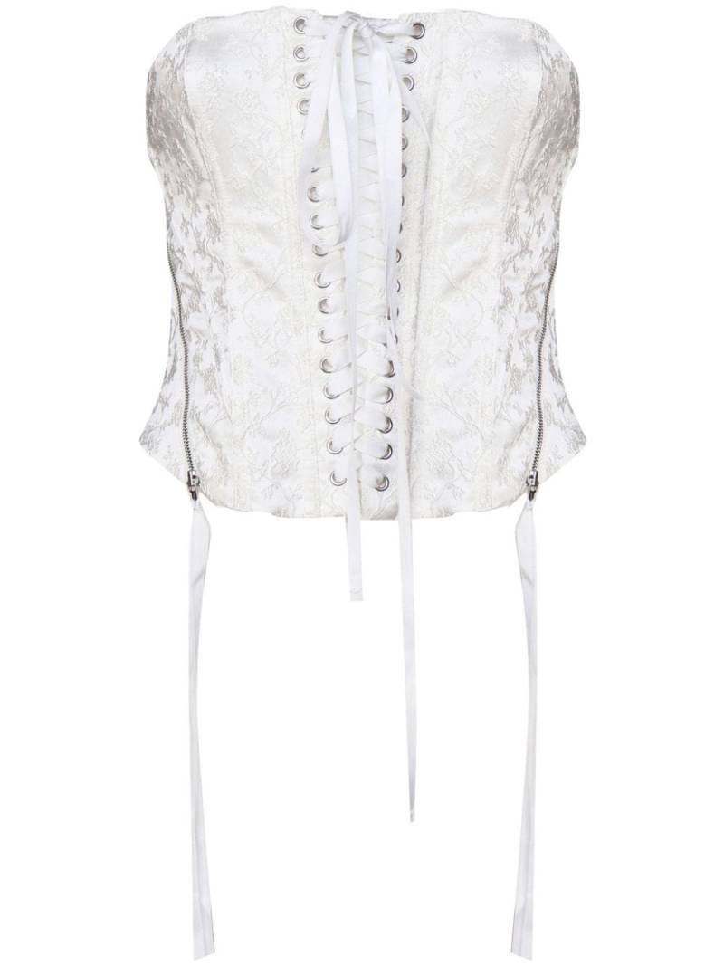 For Love And Lemons Lilibet top - White von For Love And Lemons