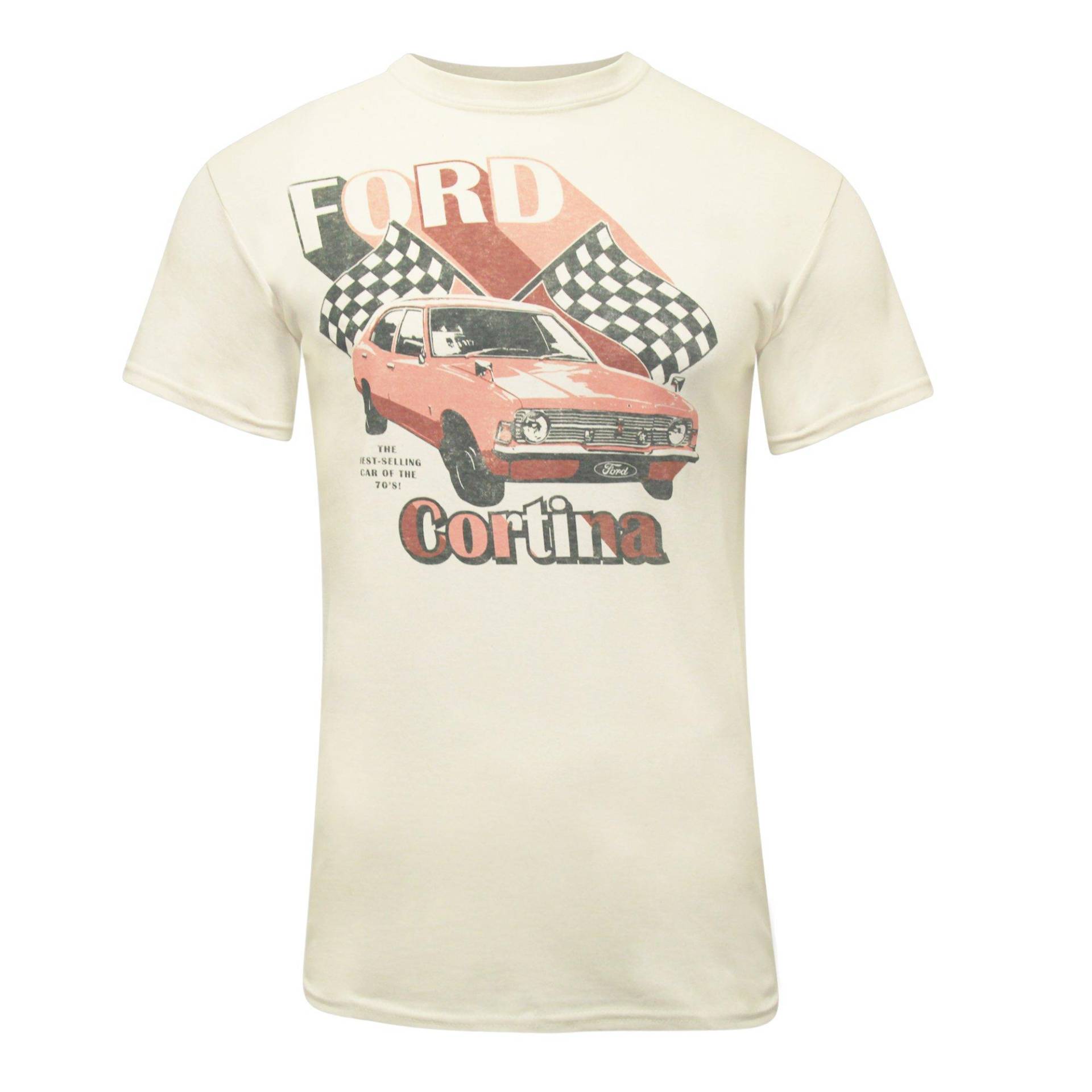 Cortina Tshirt Herren Beige L von Ford