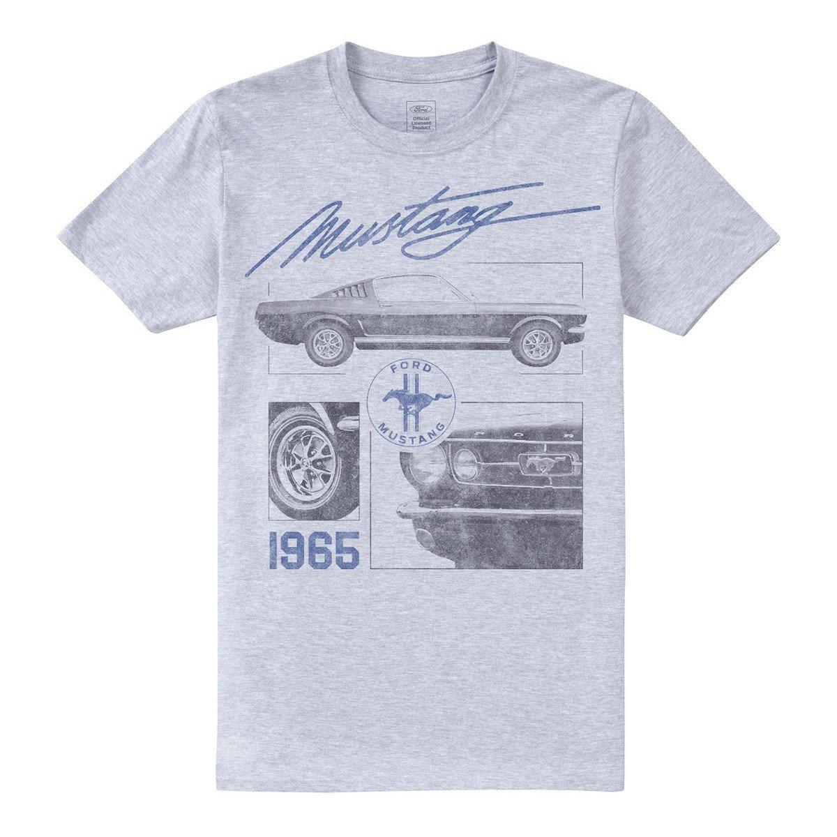 Mustang 1965 Tshirt Herren Grau XXL von Ford