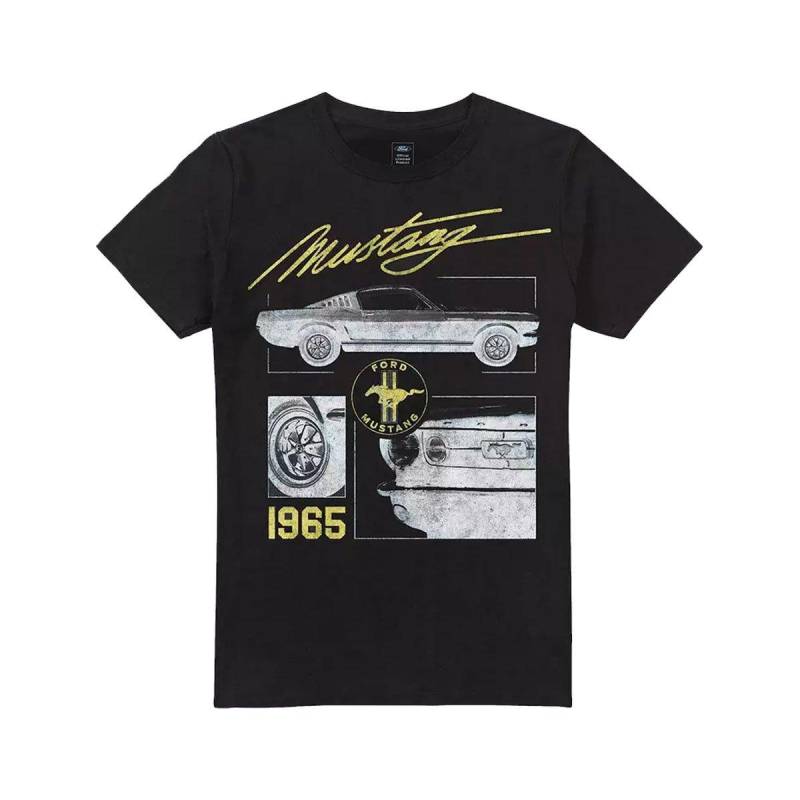 Mustang 1965 Tshirt Herren Schwarz XL von Ford