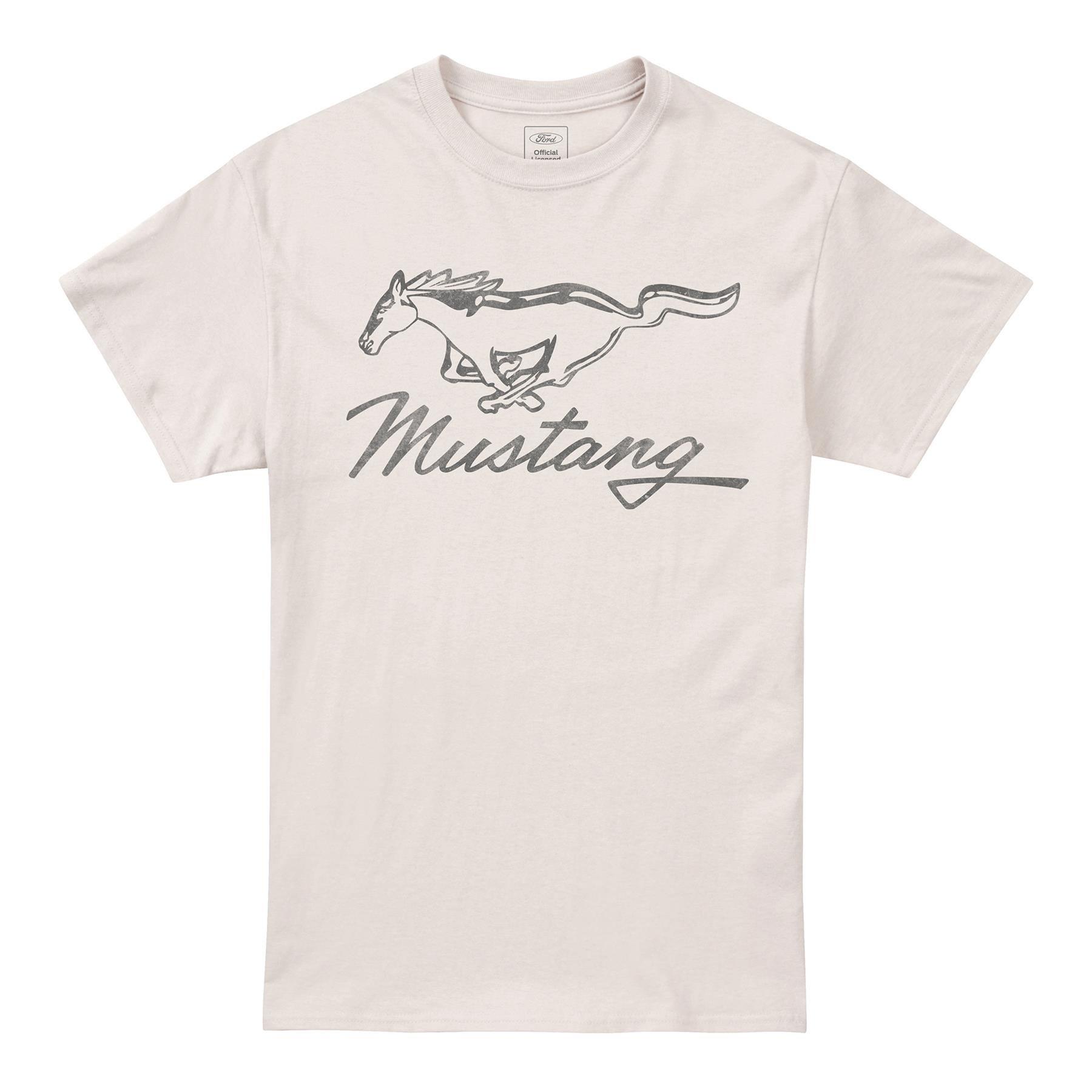 Mustang Tshirt Herren Beige L von Ford