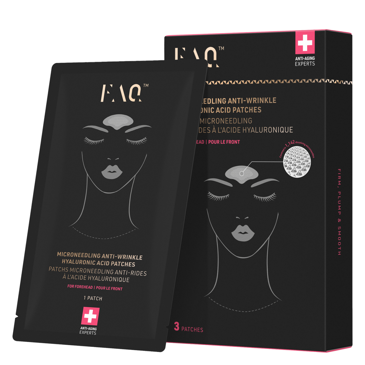 FAQ™ - Microneedling Anti-Wrinkle Hyaluronic Acid Patches Forehead von Foreo