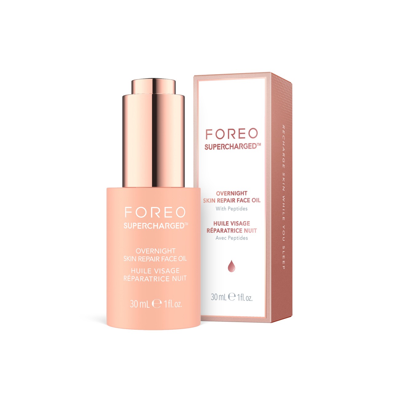 SUPERCHARGED - Overnight Skin Repair Face Oil von Foreo