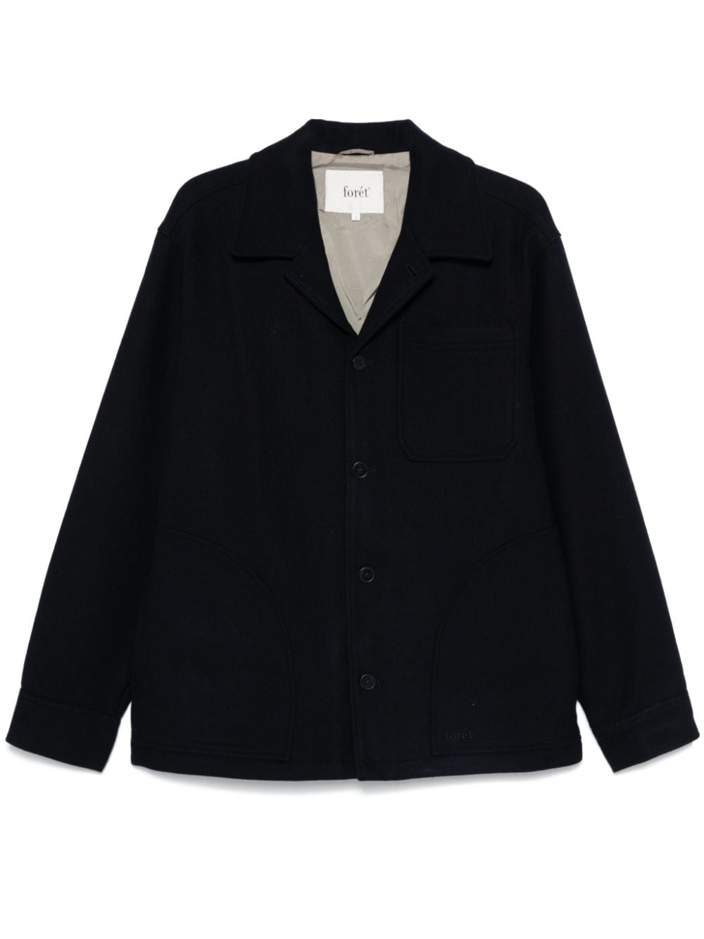 Foret Lodge shirt jacket - Blue von Foret