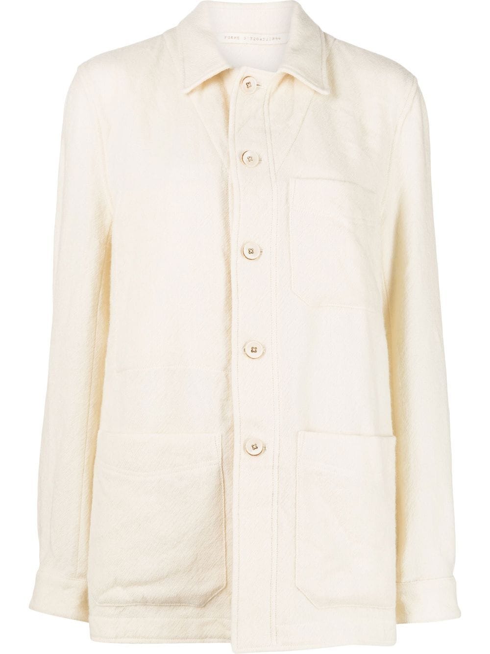 Forme D'expression The Work multi-pocket overshirt - Neutrals