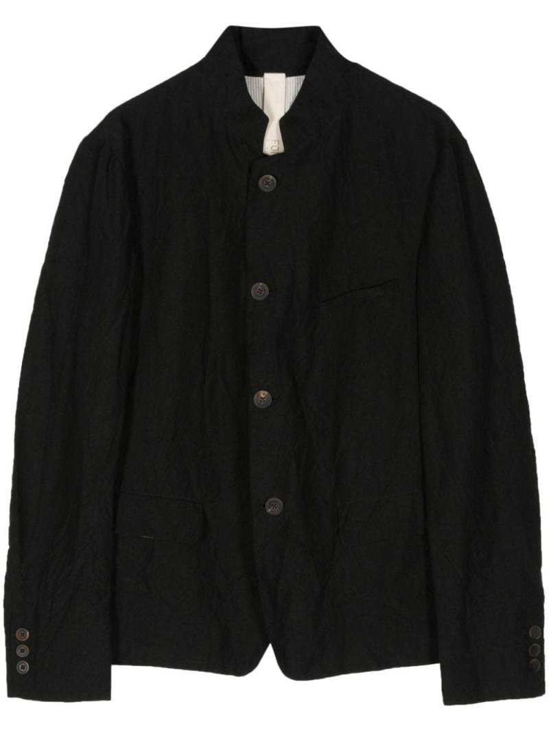 Forme D'expression camp-collar shirt jacket - Black von Forme D'expression