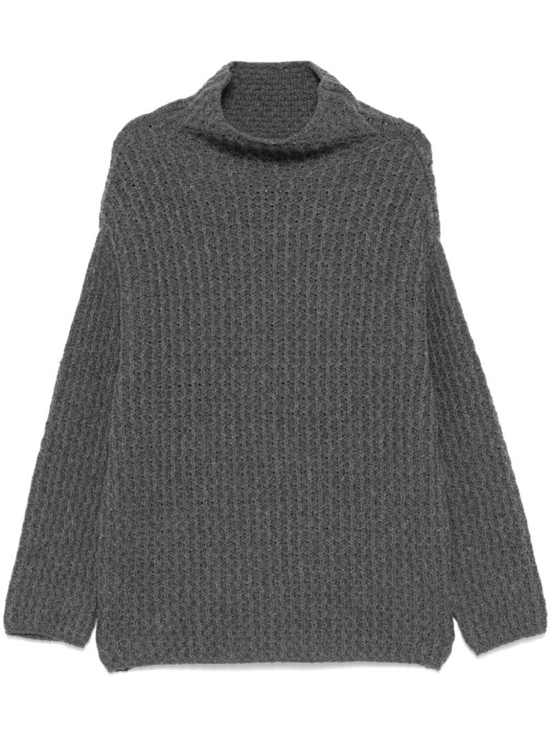 Forme D'expression chunky ribbed-knit sweater - Grey von Forme D'expression