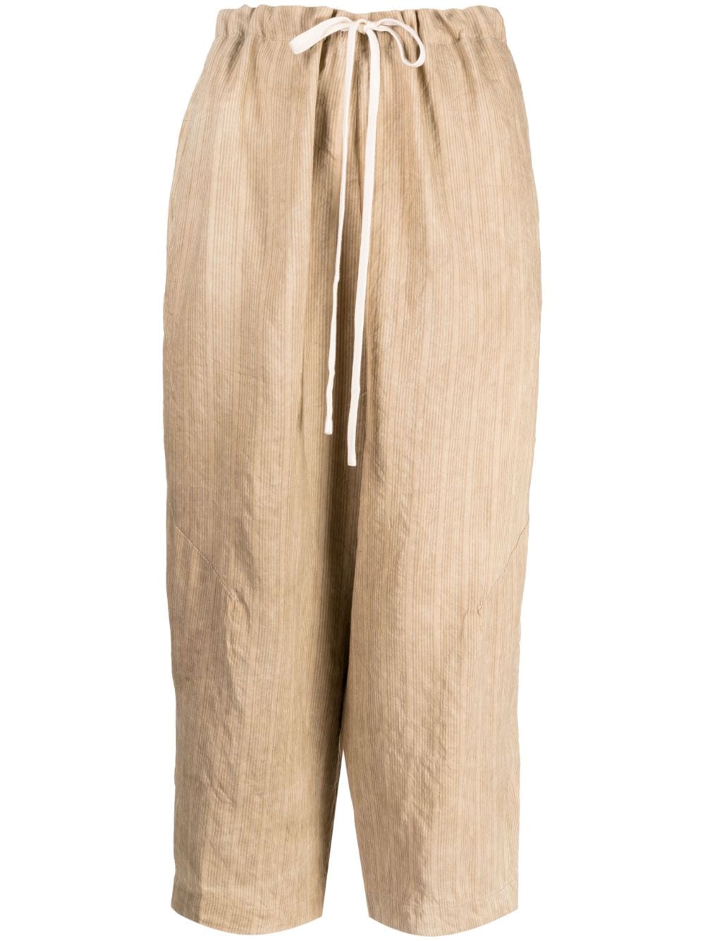 Forme D'expression distressed ballooned trousers - Brown von Forme D'expression