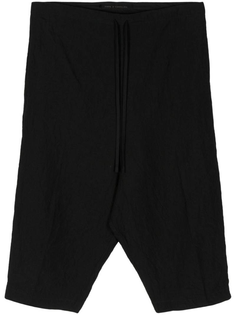 Forme D'expression drop-crotch shorts - Black von Forme D'expression