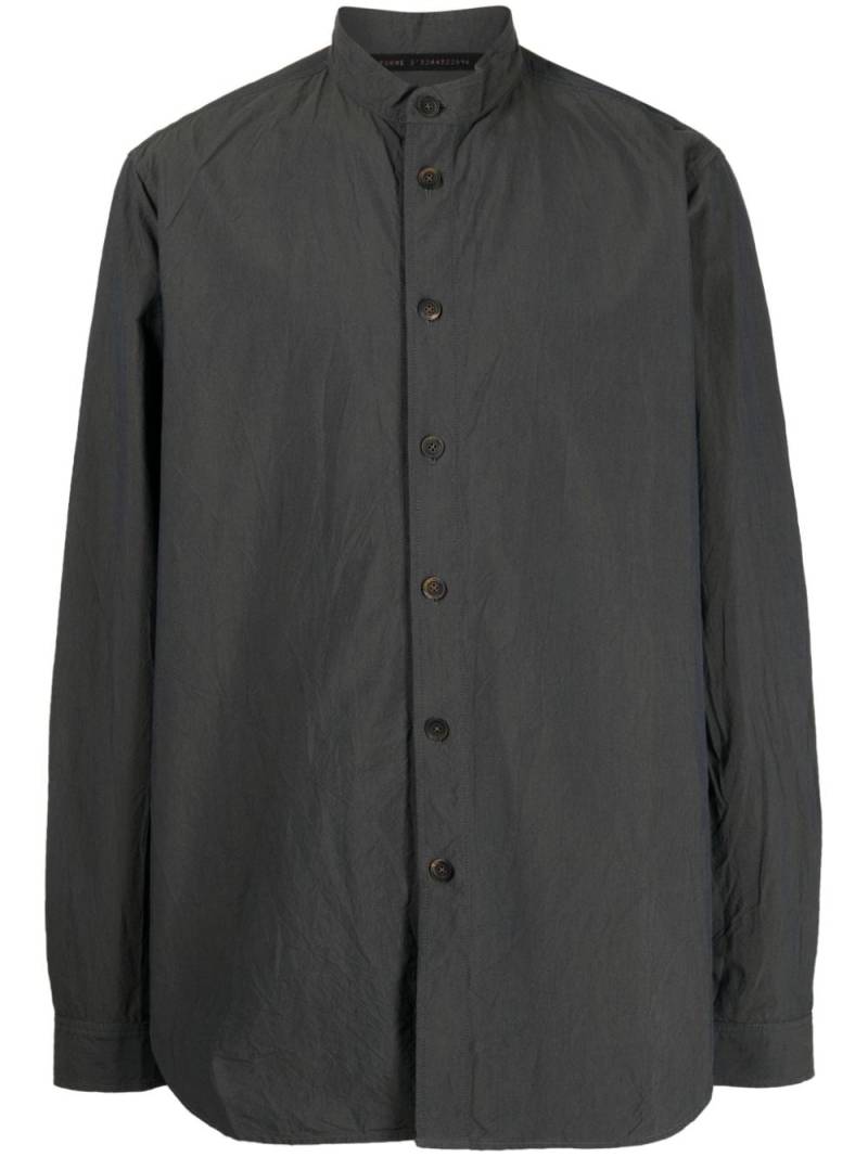 Forme D'expression long-sleeve cotton shirt - Black von Forme D'expression