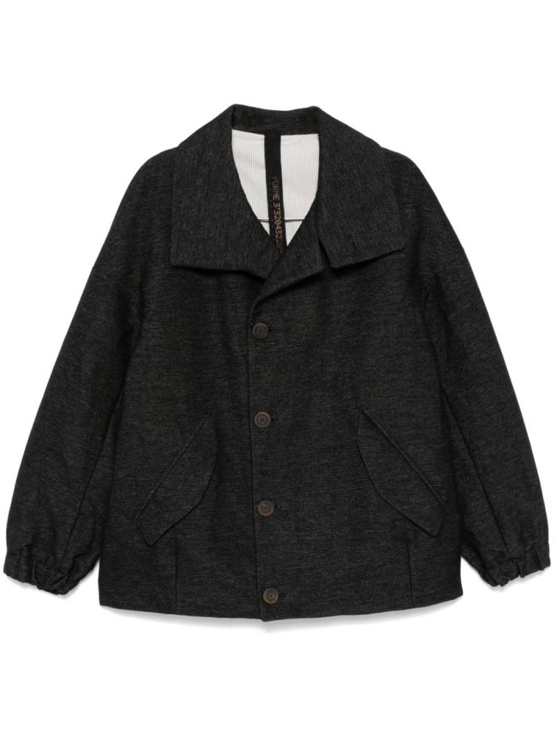 Forme D'expression single-breasted coat - Black von Forme D'expression