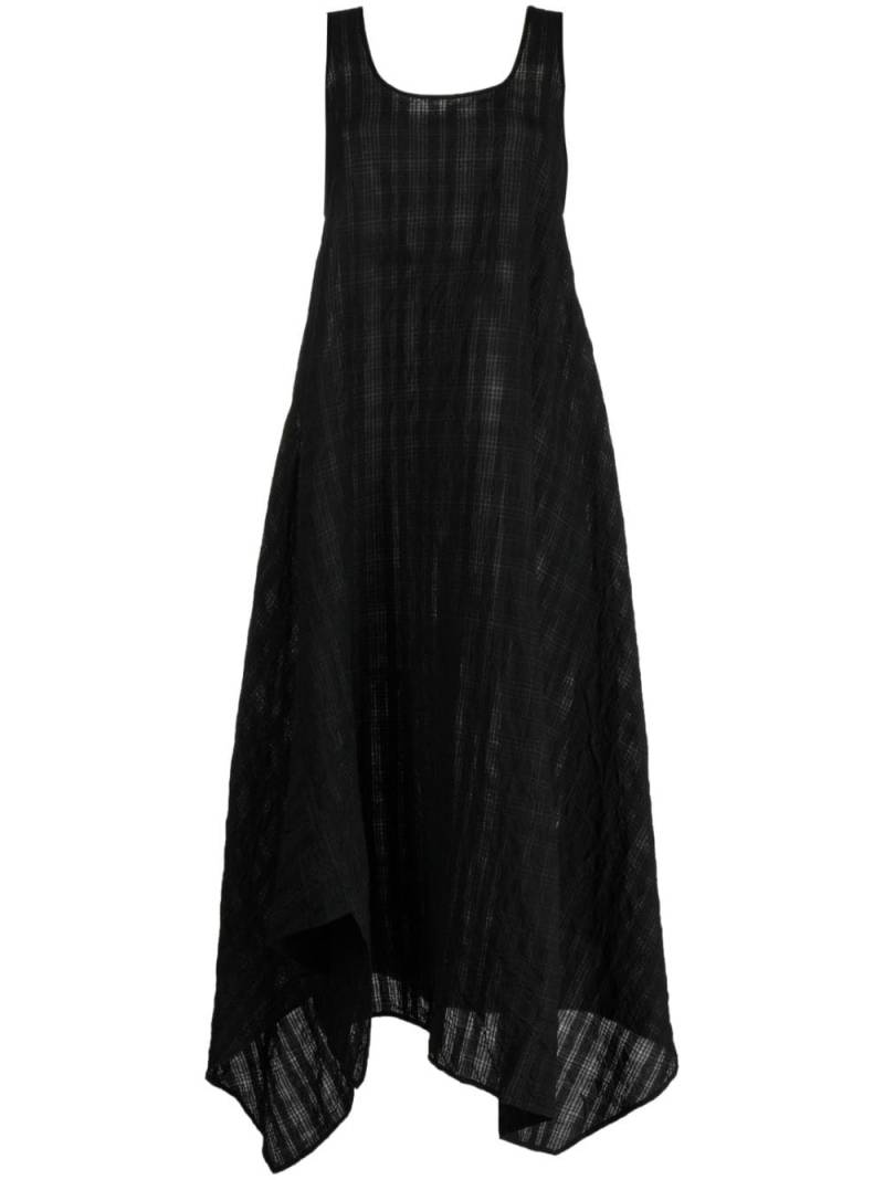 Forme D'expression sleeveless linen dress - Black von Forme D'expression