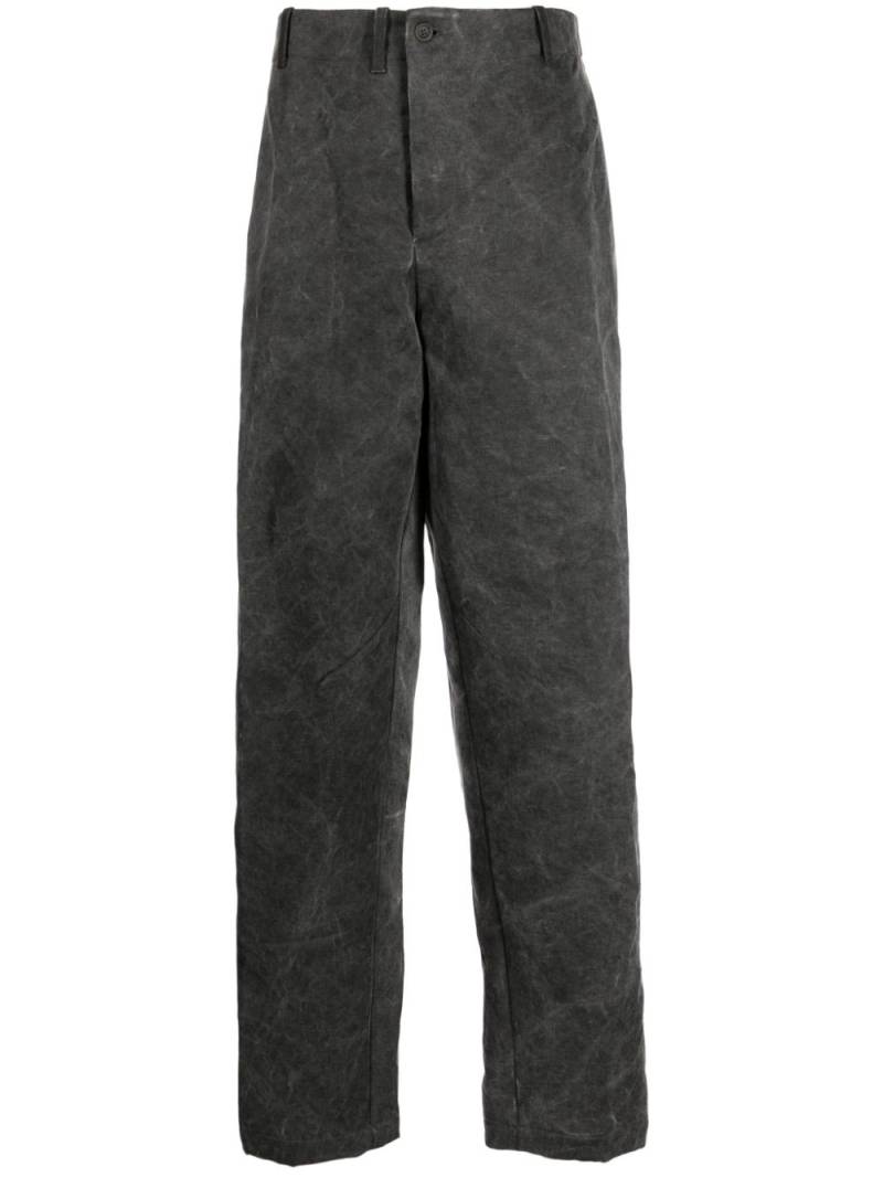 Forme D'expression tie-dye cotton trousers - Grey von Forme D'expression