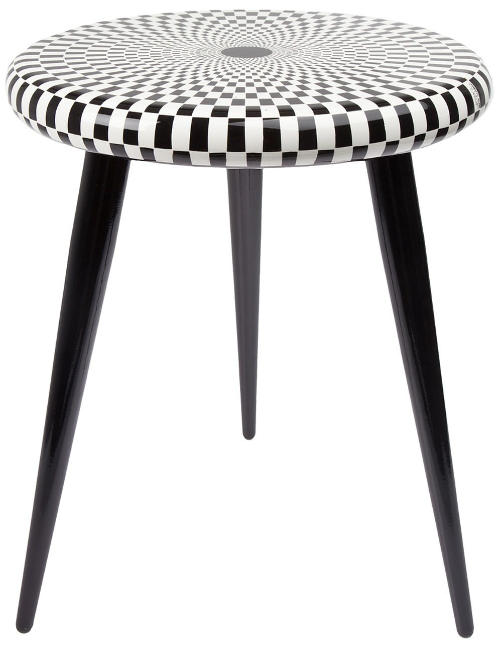 Fornasetti 3 legged stool - Black von Fornasetti