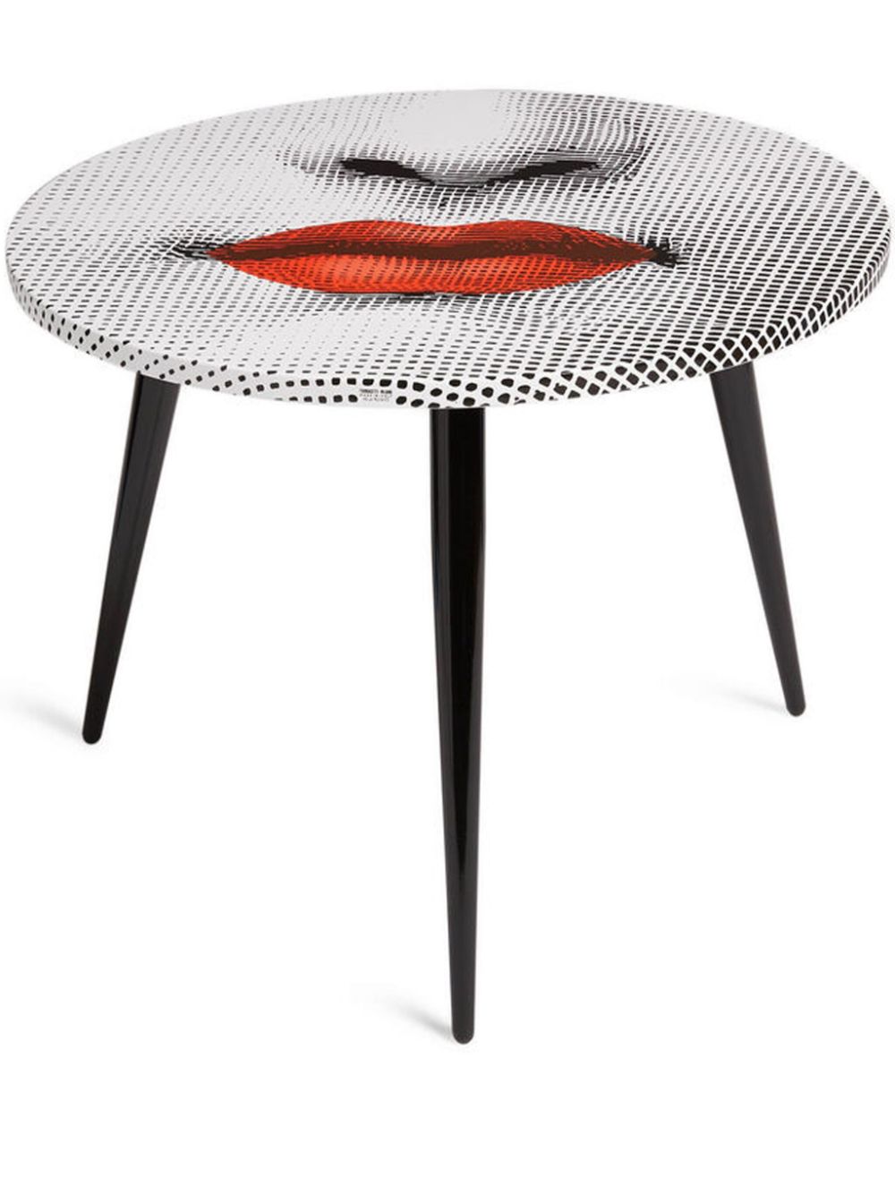 Fornasetti Bocca wood coffee table - Black von Fornasetti