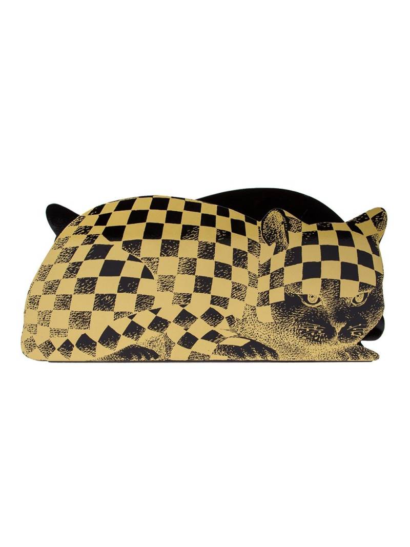 Fornasetti Gatto magazine rack - Black von Fornasetti