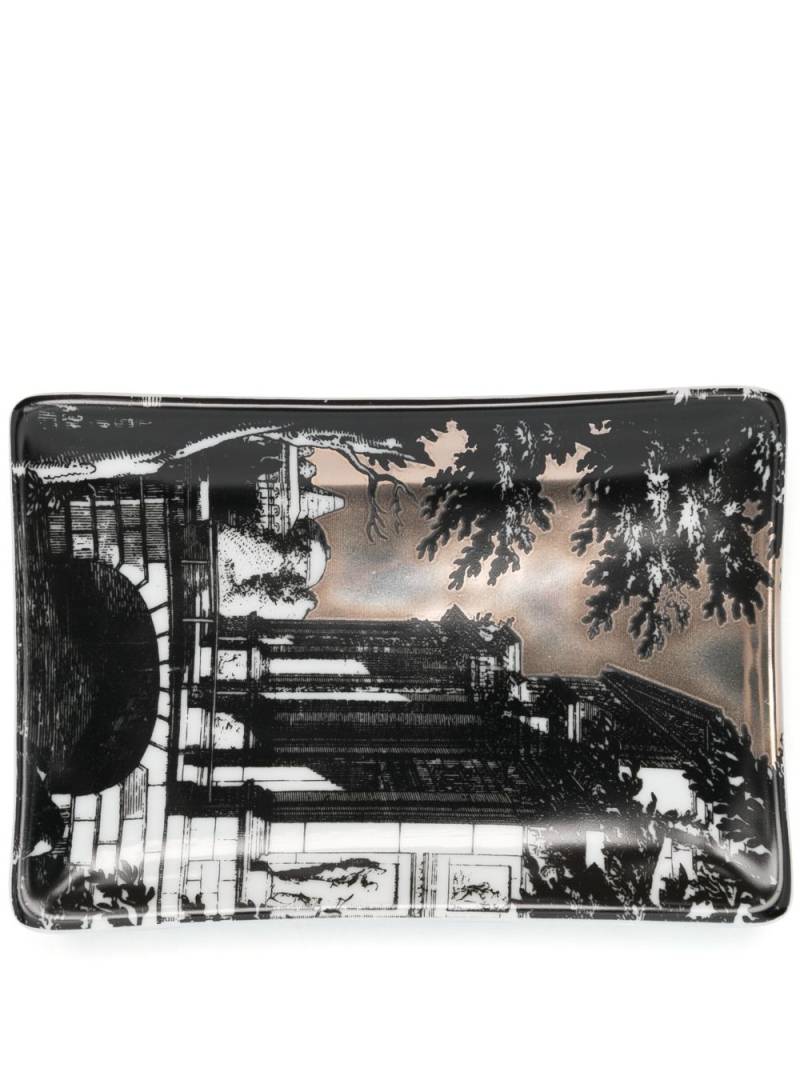 Fornasetti Giardino Settecentesco ashtray - Black von Fornasetti