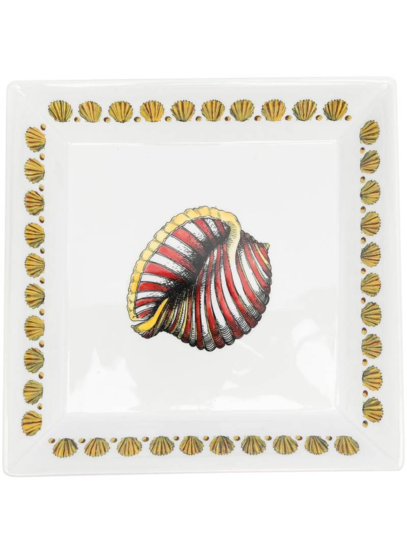 Fornasetti Giro di Conchiglie plate - White von Fornasetti