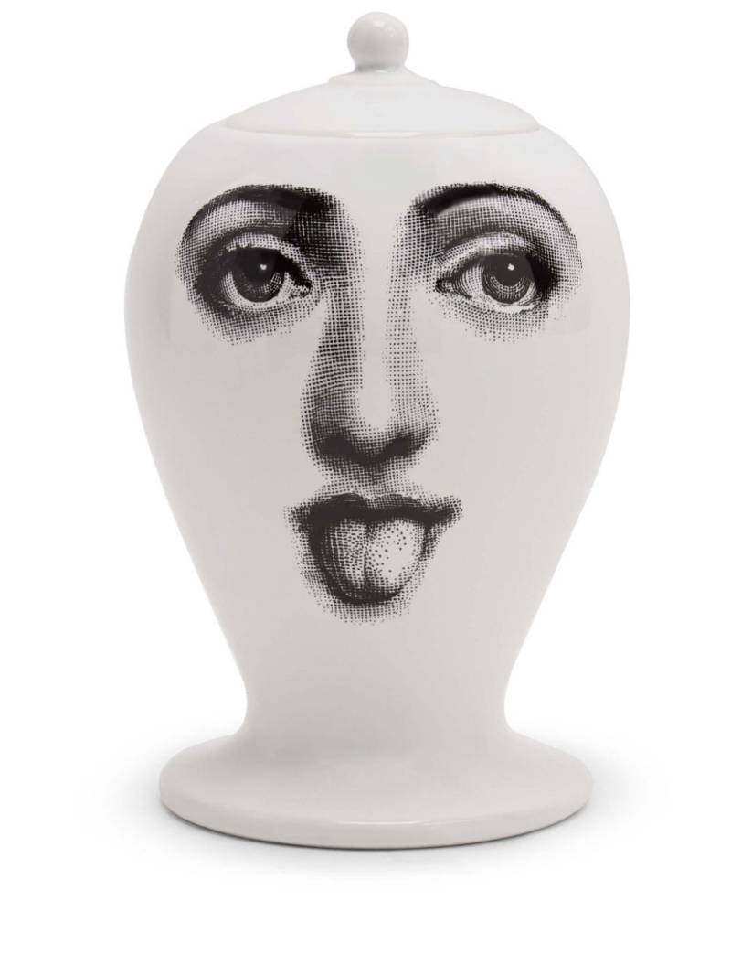 Fornasetti "L'antipatico" vase - White von Fornasetti