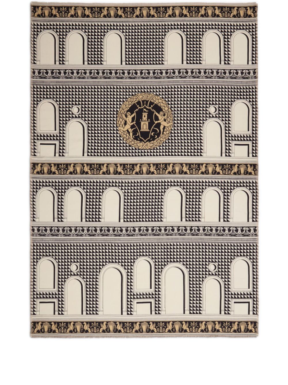 Fornasetti Plaid Facciata Quattrocentesca throw - Multicolour von Fornasetti