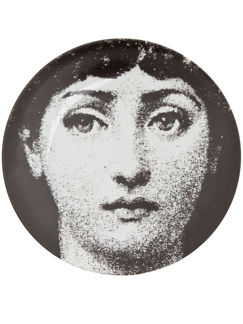 Fornasetti Plate - Black von Fornasetti