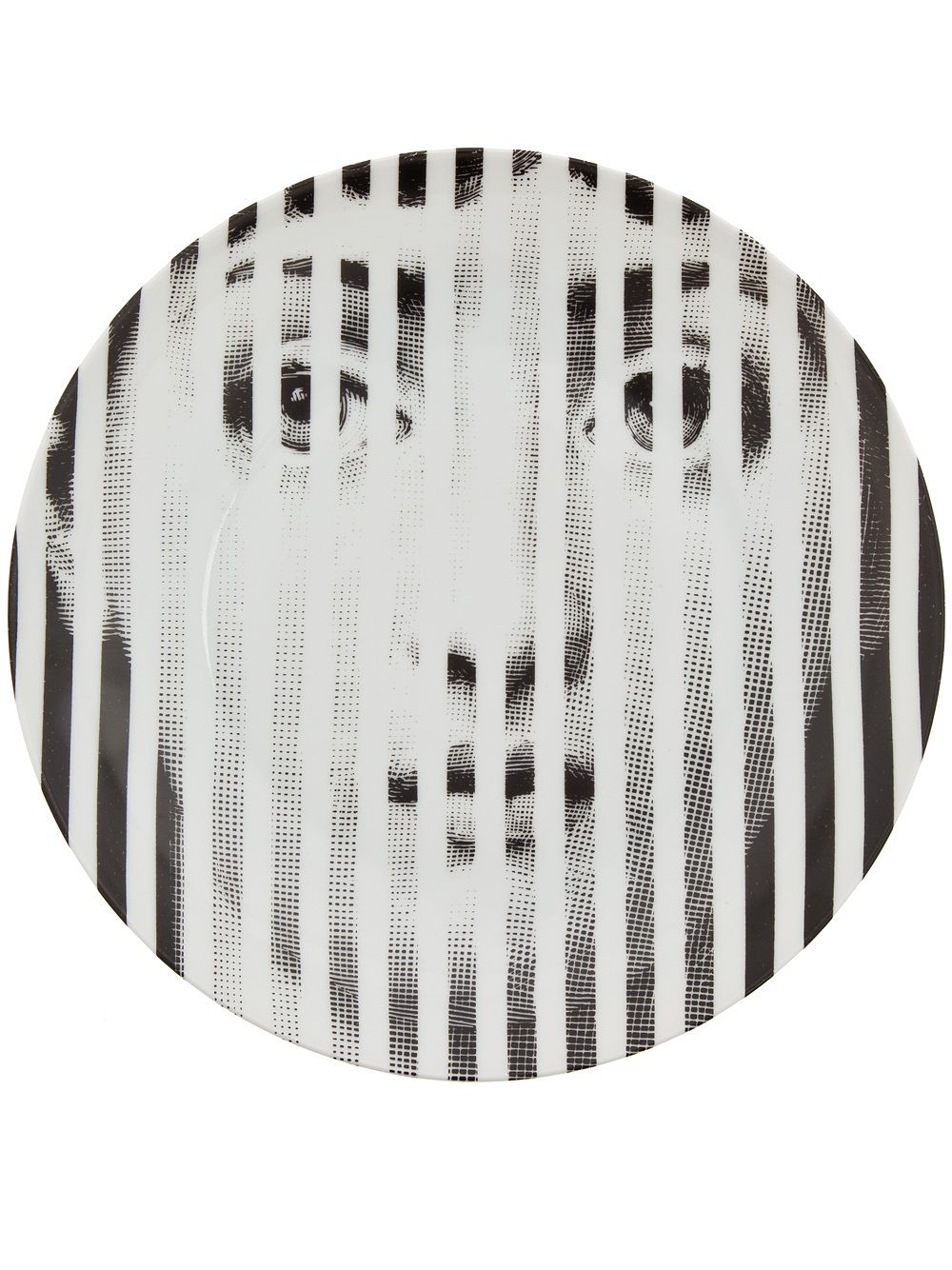 Fornasetti Plate - Black von Fornasetti