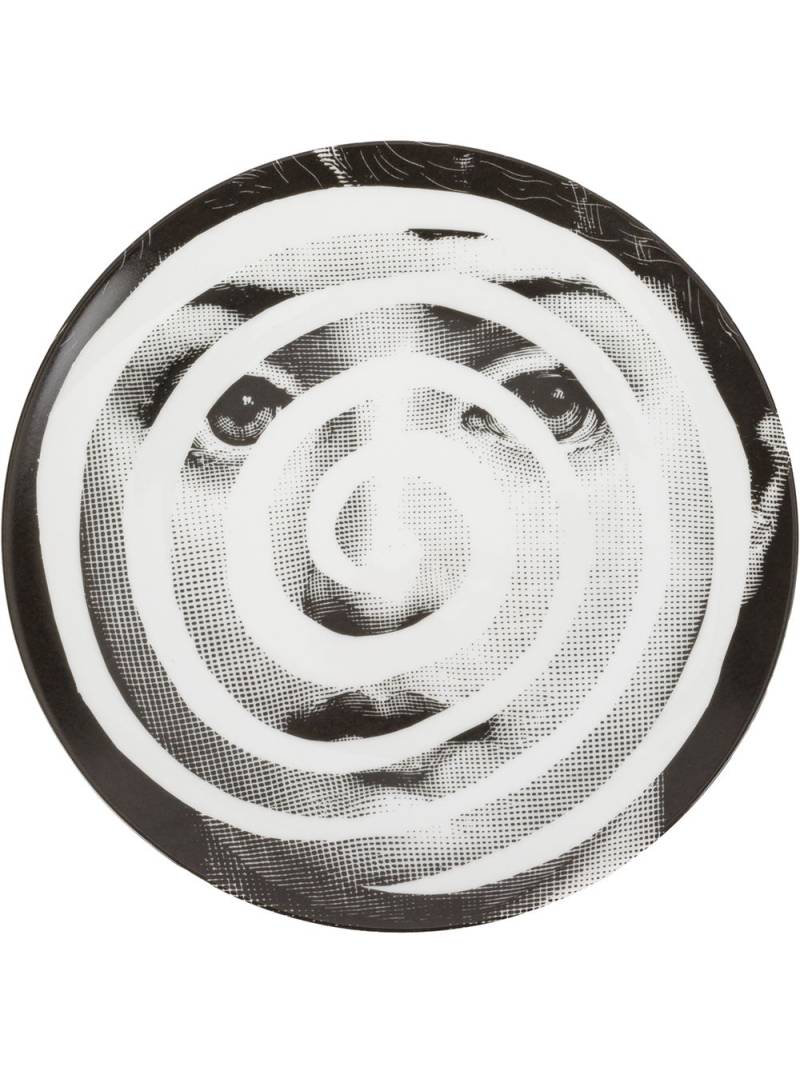 Fornasetti Plate - Grey von Fornasetti