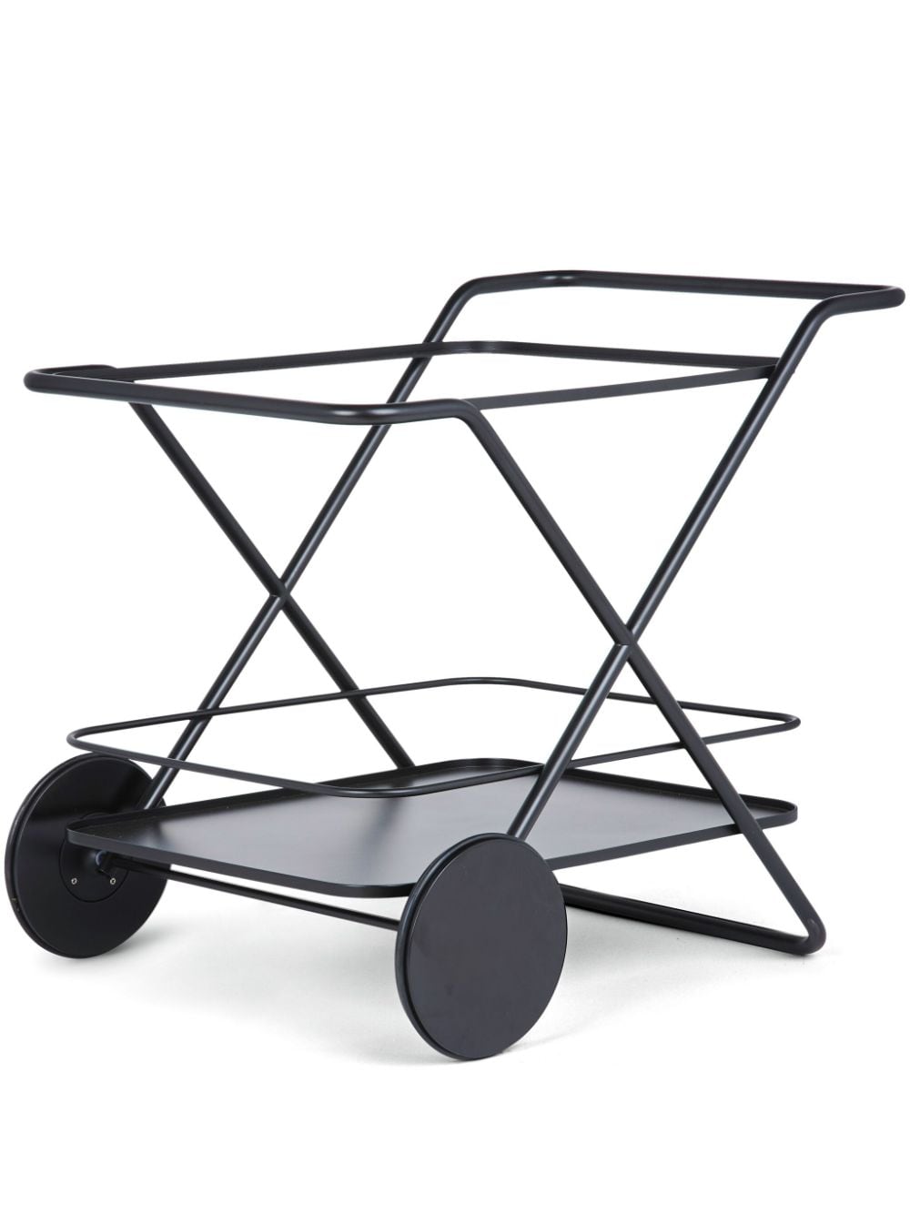 Fornasetti Rectangular food trolley - Black von Fornasetti