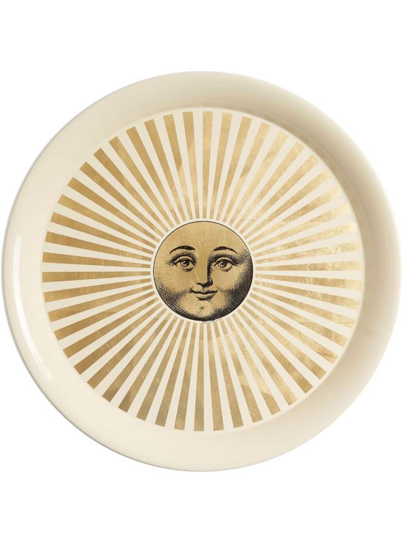 Fornasetti Sole Raggiante hand-decorated tray - Neutrals von Fornasetti