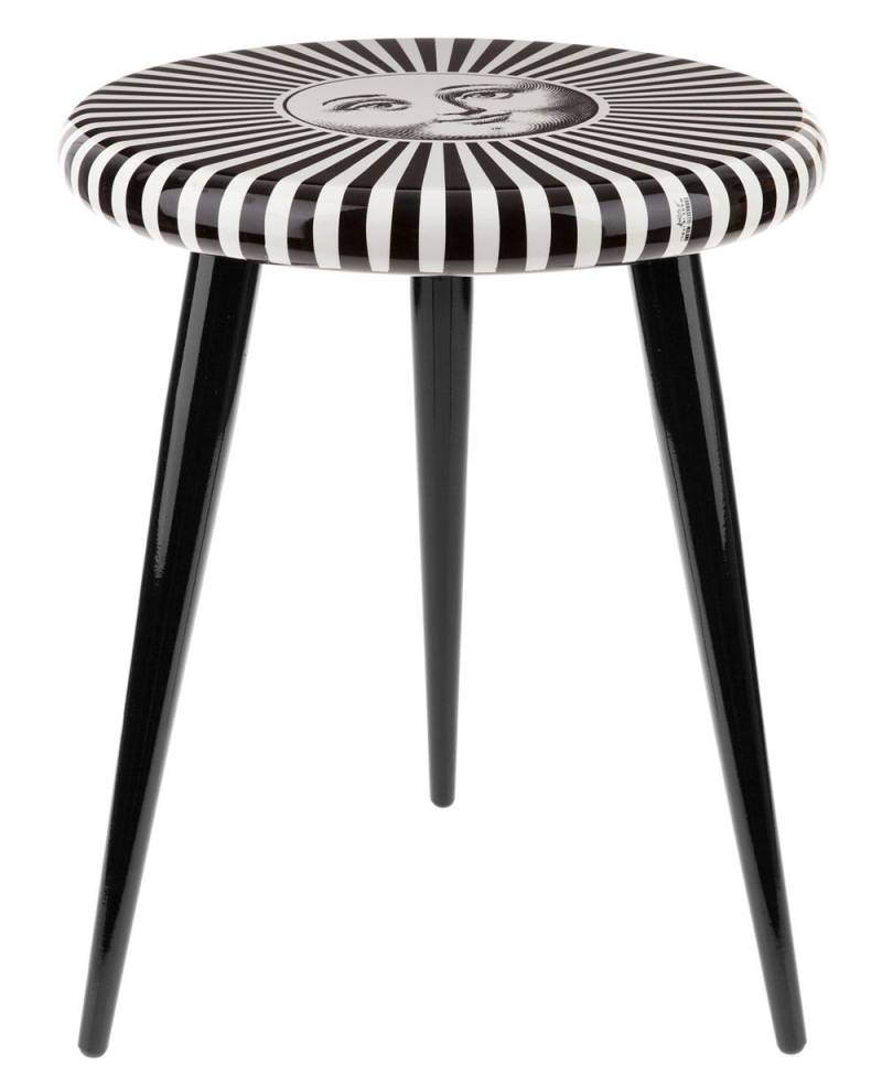 Fornasetti 'Sole' Stool - Black von Fornasetti