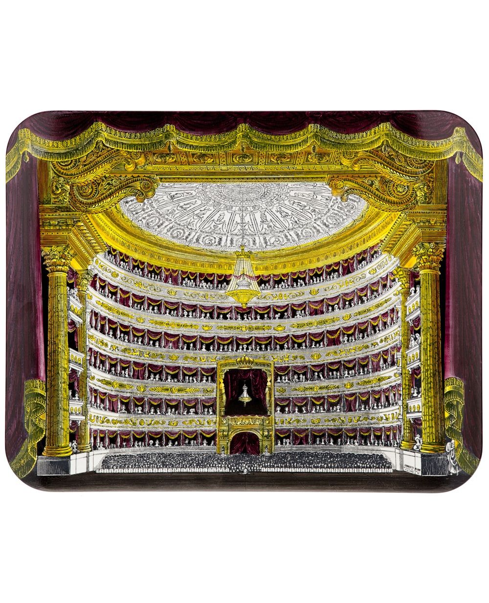 Fornasetti 'Teatro alla' tray - Multicolour von Fornasetti